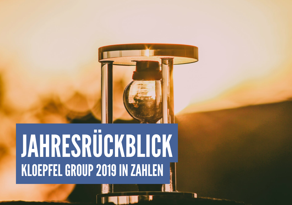 Jahresrückblick: Kloepfel Group 2019 in Zahlen