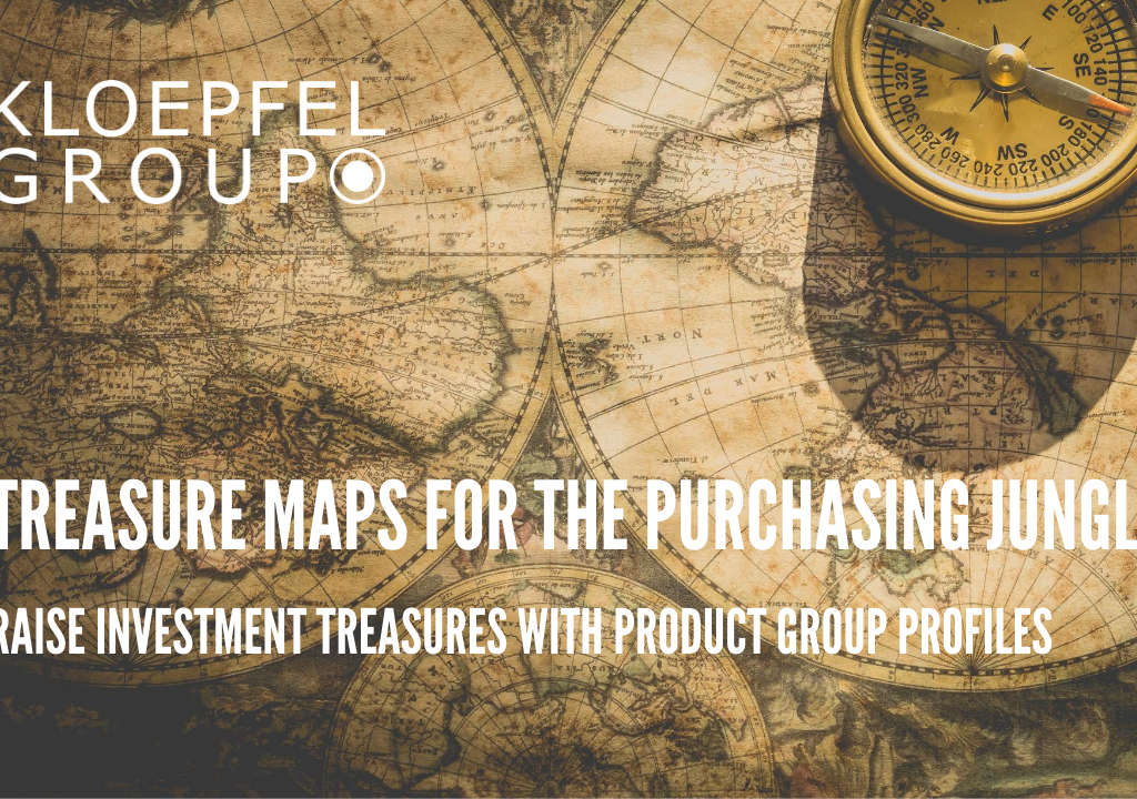 Treasure maps for the purchasing jungle