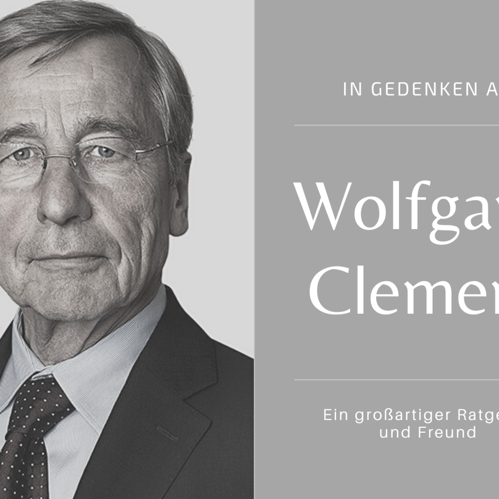 Trauer um Wolfgang Clement