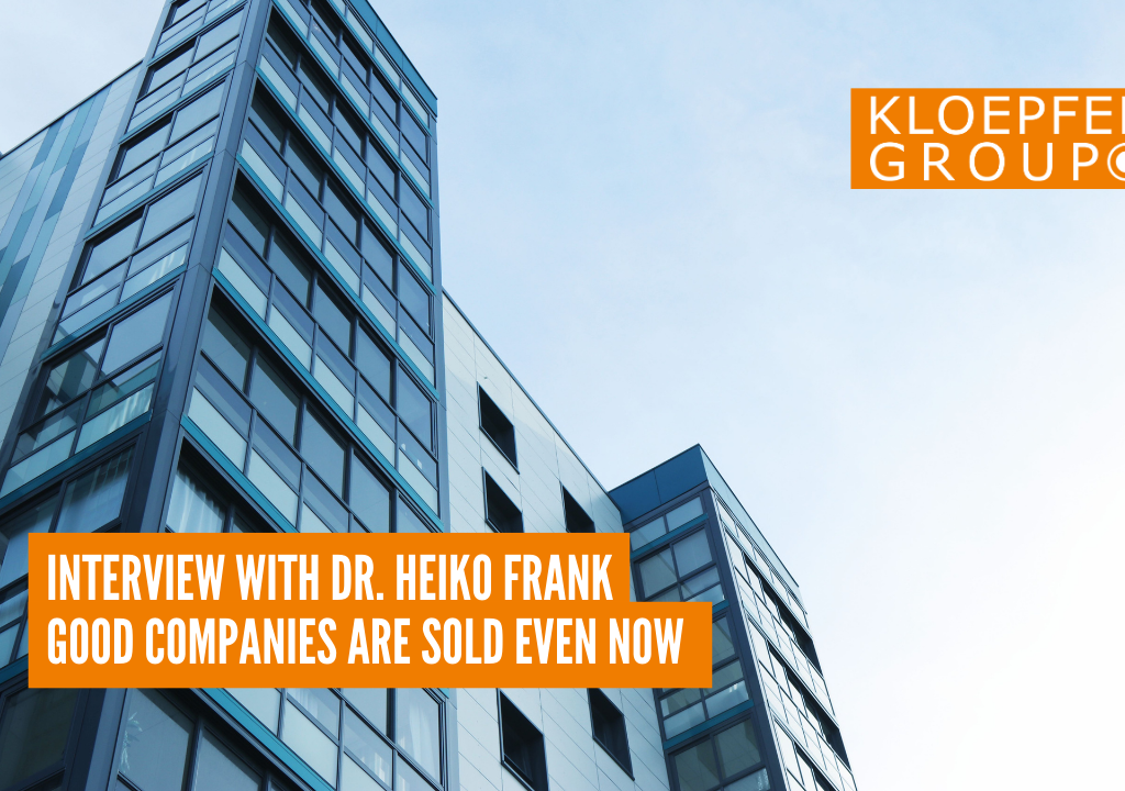 Good companies are sold even now