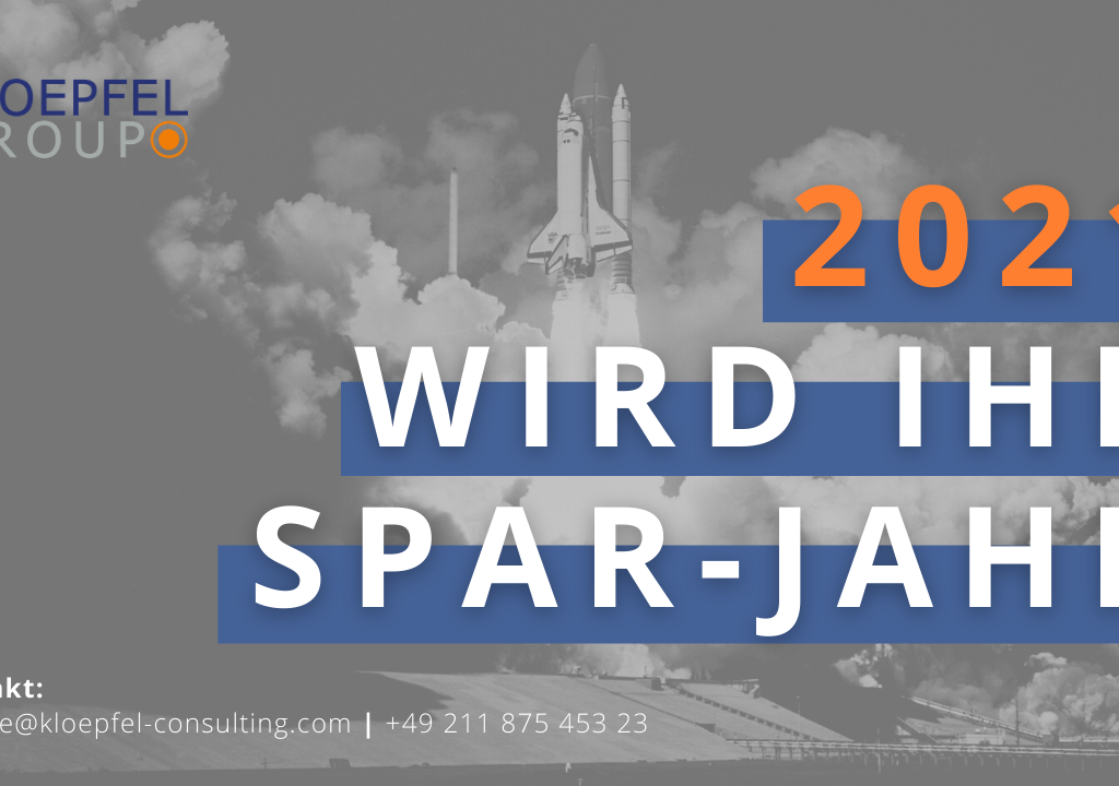 2021 wird Ihr Spar-Jahr