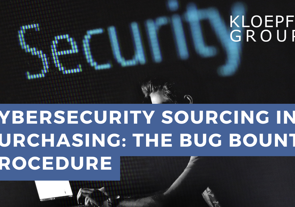 CyberSecurity Sourcing in Purchasing: The Bug Bounty Procedure