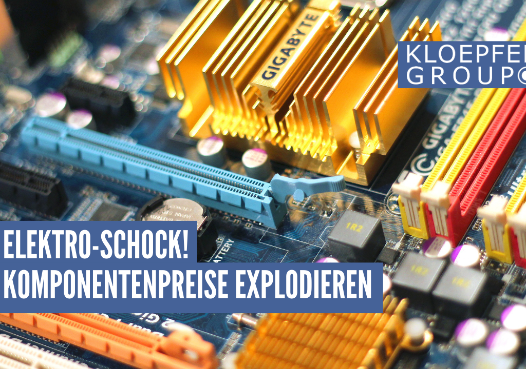 Elektro-Schock! Komponentenpreise explodieren