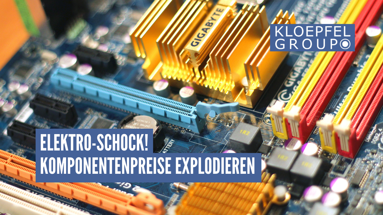 Elektro-Schock! Komponentenpreise explodieren