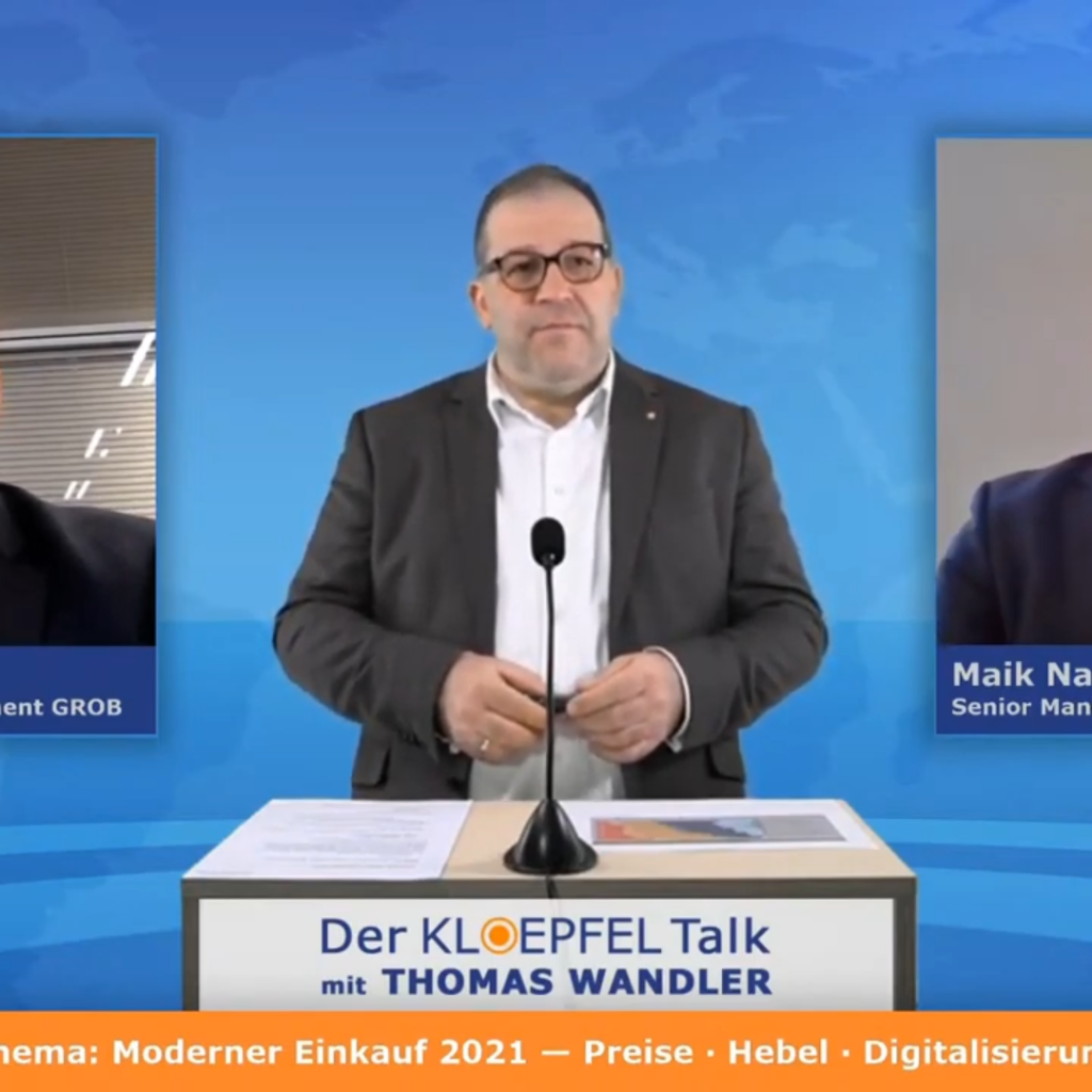 Der Kloepfel Talk: Moderner Einkauf 2021