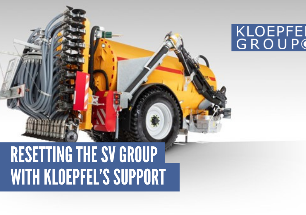 Resetting the SV Group with Kloepfel’s support