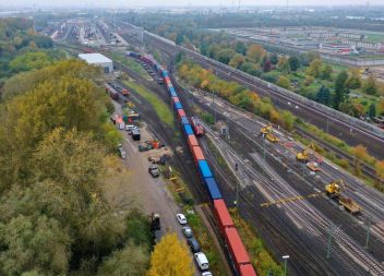 New container train connection between Hamburg and Shanghai