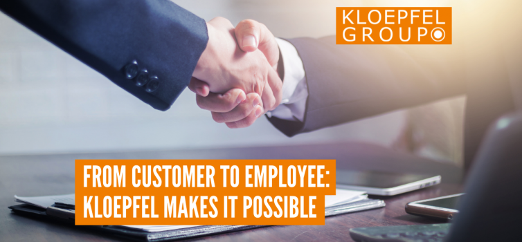 From customer to employee: Kloepfel makes it possible