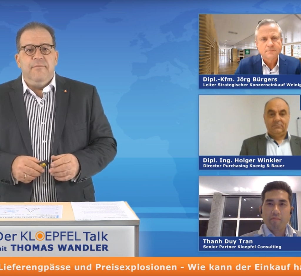 Der Kloepfel Talk: Lieferengpässe und Preisexplosionen