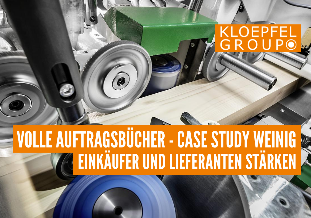 Volle Auftragsbücher – Case Study Weinig