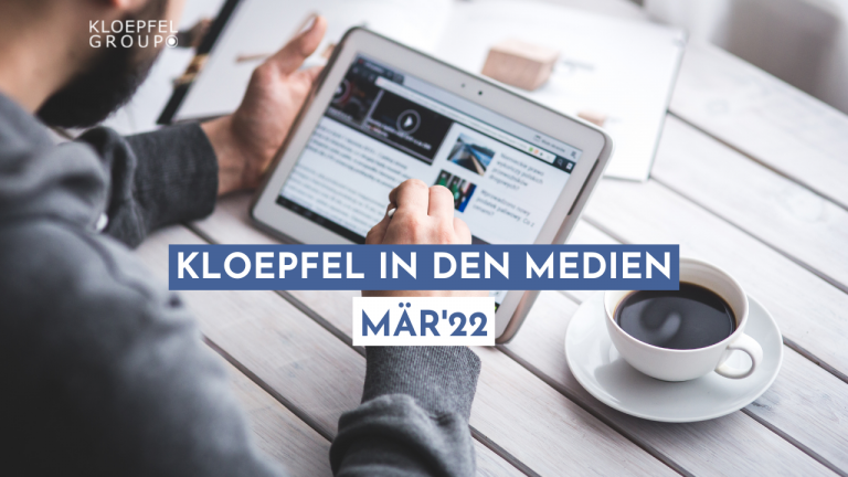 Kloepfel in den Medien – März 2022