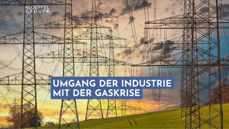 Umgang der Industrie mit der Gaskrise