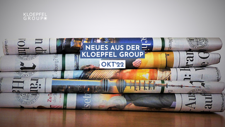 Neues aus der Kloepfel Group im Oktober