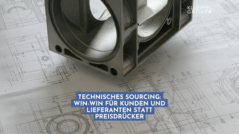 Technisches Sourcing: Win-win für Kunden und Lieferanten statt Preisdrücker