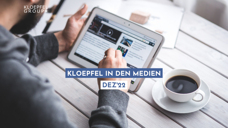 Kloepfel in den Medien – Dezember 2022