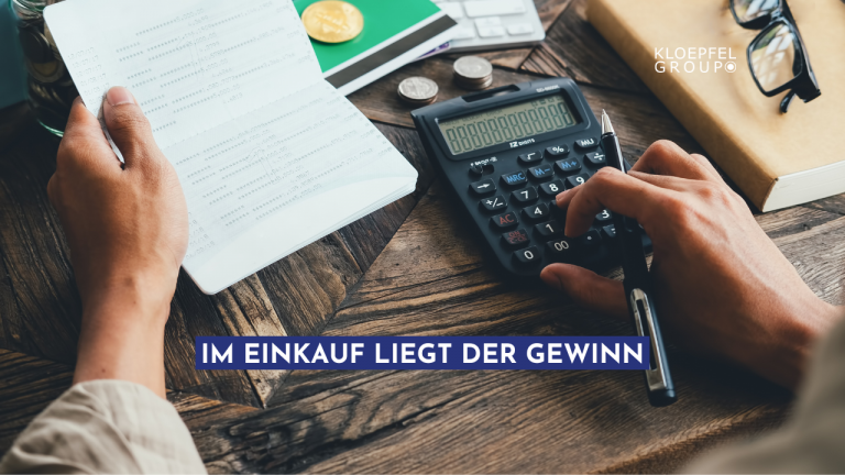 Im Einkauf liegt der Gewinn
