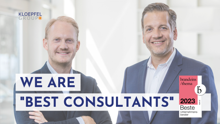 Kloepfel Group awarded “Best Consultants” for the eighth year in a row