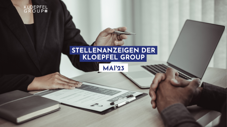 Stellenanzeigen der Kloepfel Group im Mai