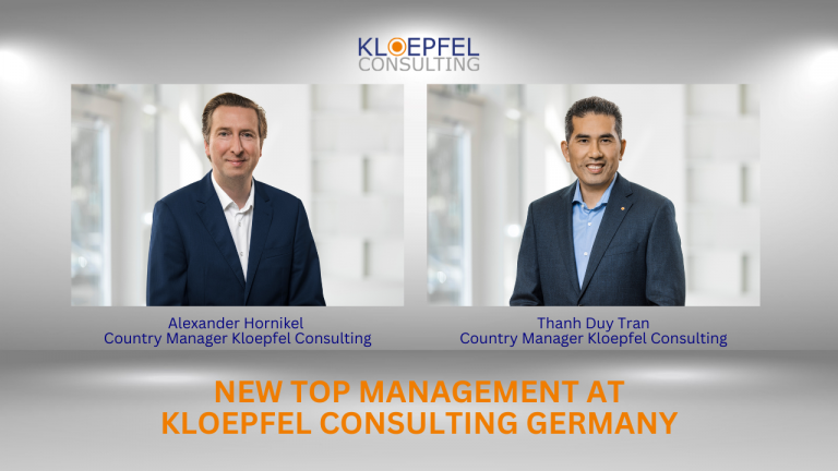 Procurement consulting: New top management at Kloepfel Consulting Germany