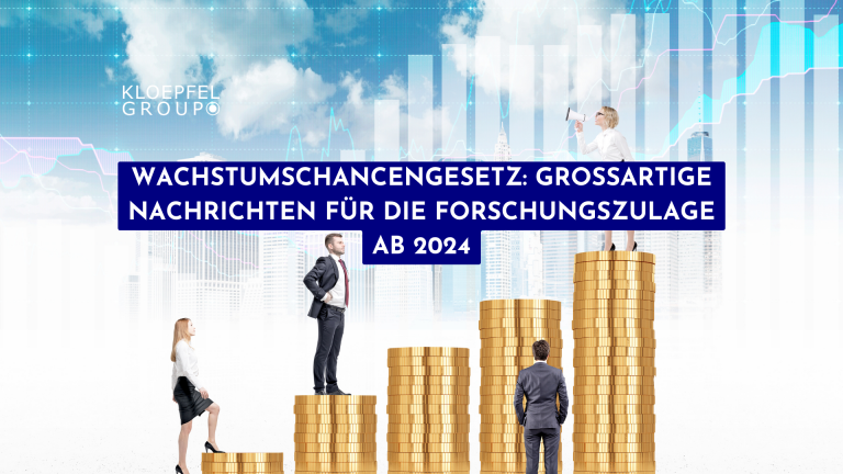 Wachstumschancengesetz: Großartige Nachrichten für die Forschungszulage ab 2024