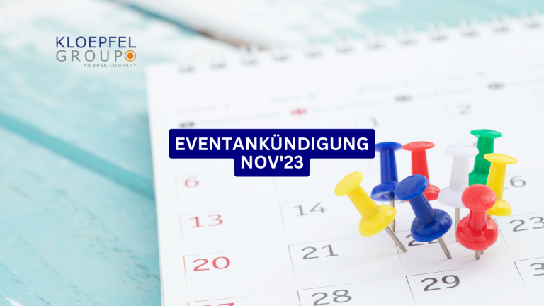 Eventankündigungen November 2023