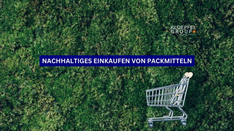 Nachhaltiges Einkaufen von Packmitteln