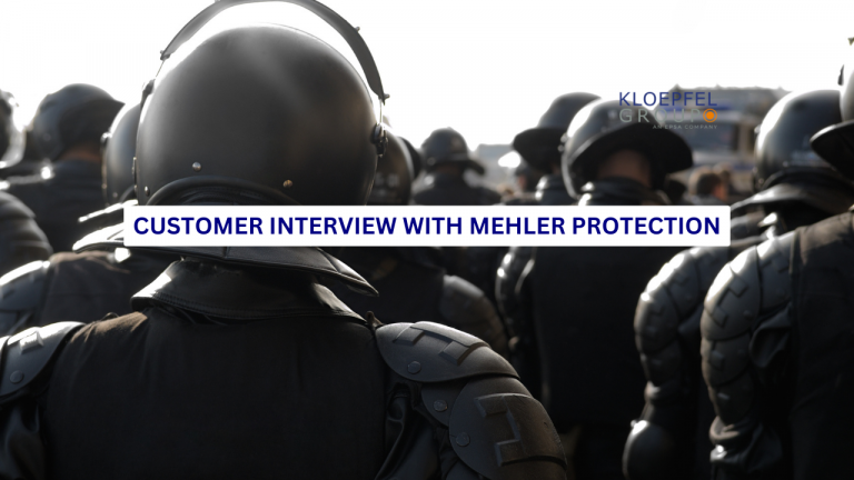 Customer interview with Mehler Protection, the European market leader in protection and carrying systems for police, military and special forces