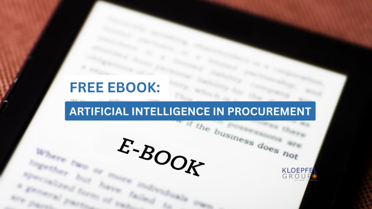 Free eBook: Artificial intelligence in procurement