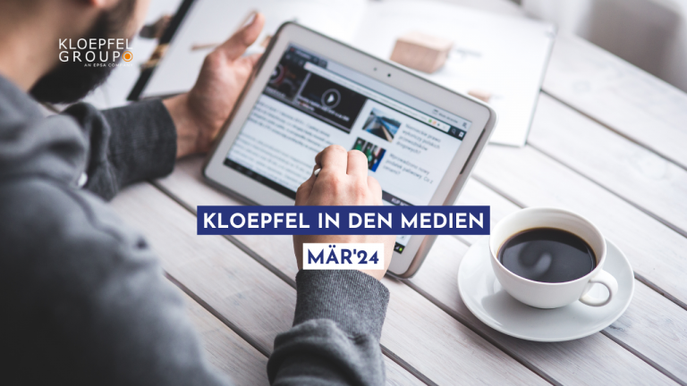 Kloepfel in den Medien – März 2024