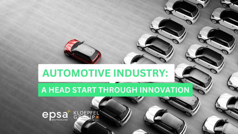 Automotive industry: a head start through innovation