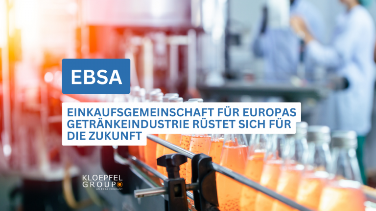 EBSA: Einkaufsgemeinschaft für Europas Getränkeindustrie rüstet sich für die Zukunft