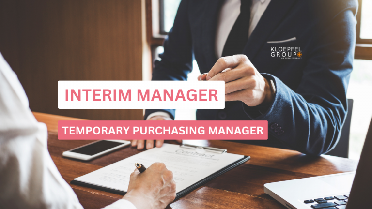 Interim Manager: Temporary Purchasing Manager