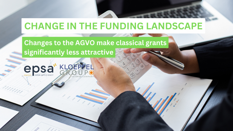 Change in the funding landscape