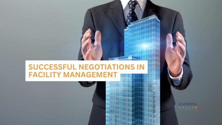 Successful negotiations in facility management